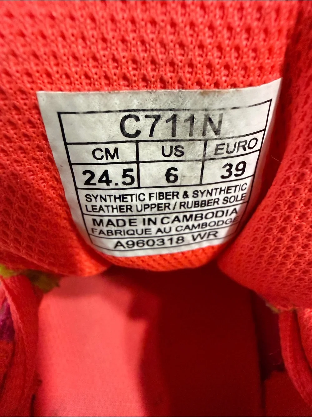 ASICS Women’s Running Sneakers in Coral Pink